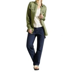 Koszula turystyczna damska SuperDry Military. Zielone koszule Superdry, l, bez wzorów, z lyocellu, klasyczne, bez kołnierzyka, bez ramiączek. Za 191.99 zł.