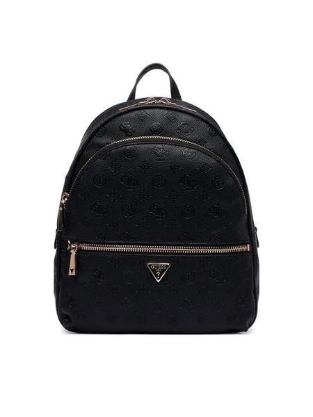 Guess Plecak Manhattan II HWPD71 18330 Czarny. Czarne plecaki Guess, z aplikacjami, ze skóry. Za 674.99 zł.