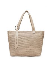 Valentino Torebka Shantel VBS8Y601 Écru. Shopper Valentino, bez wzorów, ze skóry, bez dodatków. Za 659.99 zł.