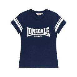T-shirt damski Lonsdale Killegray. Niebieskie t-shirty Lonsdale, bez wzorów, bez kołnierzyka, bez ramiączek. Za 190.00 zł.