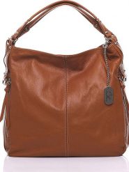 Anna Morellini Skórzana torebka "Ingrid" w kolorze jasnobrązowym - 36 x 39 x 16 cm rozmiar: onesize. Brązowe torby na ramię Anna Morellini, bez wzorów, z materiału, na ramię, bez dodatków. Za 454.95 zł.