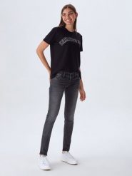 LTB Dżinsy "Molly" - Skinny fit - w kolorze antracytowym rozmiar: W32/L36. Czarne jeansy LTB, l, z aplikacjami. Za 70.41 zł.