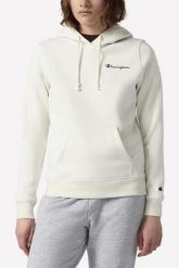 Bluza damska Champion Hooded Sweatshirt kremowa. Brązowe bluzy Champion, l, bez wzorów, z bawełny, z kapturem. Za 199.00 zł.