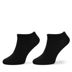 Skarpety krótkie Tommy Hilfiger. Czarne skarpety TOMMY HILFIGER, bez wzorów. Za 49.99 zł.
