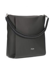 Zwei Torebka w kolorze antracytowym - 31 x 30 x 12 cm rozmiar: onesize. Czarne torby na ramię Zwei, bez wzorów, z materiału, na ramię, bez dodatków. Za 224.45 zł.