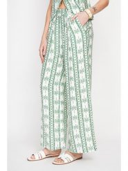 ASSUILI Spodnie w kolorze zielonym rozmiar: 42. Zielone spodnie materiałowe Assuili, bez wzorów, z materiału. Za 100.99 zł.