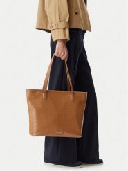 Lasocki Torebka CEO-LSK-L-003-10 Brązowy jasny. Brązowe shopper Lasocki, bez wzorów, ze skóry, bez dodatków. Za 179.99 zł.