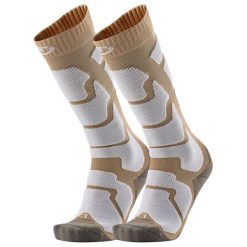 Skarpety narciarski dla kobieta Therm-ic Ski Insulation wysokosc kolano. Brązowe rękawiczki THERM-IC, bez wzorów, z elastanu, sportowe. Za 119.00 zł.