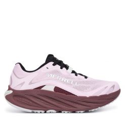 Buty do biegania Merrell. Czerwone obuwie sportowe Merrell, bez zapięcia, do biegania. Za 519.99 zł.
