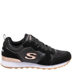 Buty sportowe do chodzenia damskie Skechers OG 85 Goldn Gurl. Czarne obuwie sportowe Skechers, bez zapięcia, trekkingowe, Skechers Sport. Za 259.99 zł.