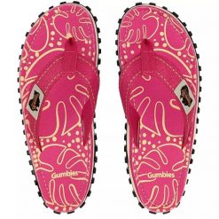 Japonki damskie GUMBIES ISLANDER FLIP-FLOPS. Czerwone klapki Gumbies, bez wzorów, bez obcasa. Za 89.99 zł.