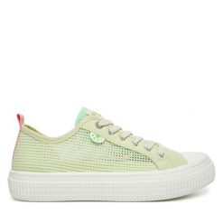 Trampki Roxy. Zielone trampki Roxy, bez wzorów, bez zapięcia. Za 119.99 zł.