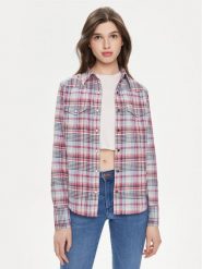 Wrangler Koszula Western 112350328 Fioletowy Slim Fit. Fioletowe koszule Wrangler, s, bez wzorów, z bawełny, bez kołnierzyka, bez ramiączek. Za 149.99 zł.