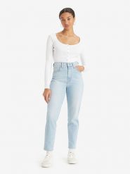 Levi´s Dżinsy - Tapered fit - w kolorze błękitnym rozmiar: W30/L27. Niebieskie jeansy l, z aplikacjami, z podwyższonym stanem. Za 131.74 zł.
