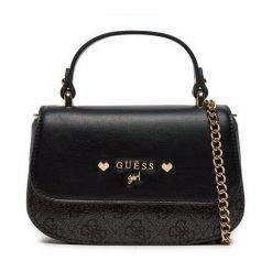Torebka Guess. Czarne torebki klasyczne Guess, z aplikacjami, bez dodatków. Za 259.99 zł.
