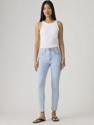 Levi's Dżinsy - Skinny fit - w kolorze błękitnym rozmiar: W28/L32. Niebieskie jeansy Levi's®, l, z aplikacjami, z podwyższonym stanem. Za 279.95 zł.