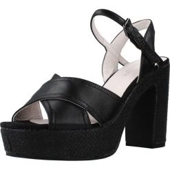Sandały LUMBERJACK CROSSED ANKLE Czarny. Czarne sandały Lumberjack, bez wzorów, ze skóry, bez obcasa, bez zapięcia. Za 233.99 zł.