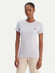 Guess T-Shirt W2YI44 J1314 Błękitny Regular Fit. Niebieskie t-shirty Guess, xxl, z aplikacjami, z bawełny, bez kołnierzyka, bez ramiączek. Za 139.99 zł.