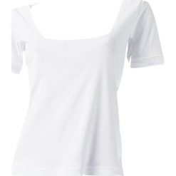 Heine Koszulka w kolorze białym rozmiar: 48. Białe bluzki Heine, bez wzorów, bez kołnierzyka, bez ramiączek. Za 30.45 zł.