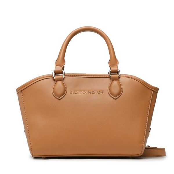 Torebka Silvian Heach. Brązowe torebki klasyczne Silvian Heach, bez wzorów, bez dodatków. Za 529.99 zł.
