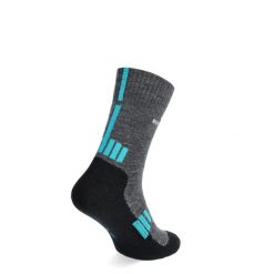 Skarpety damskie trekkingowe z wełną merino Brubeck Trekking Light. Niebieskie skarpety Brubeck, bez wzorów, z elastanu. Za 110.83 zł.
