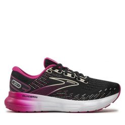 Buty do biegania Brooks. Czarne obuwie sportowe Brooks, bez zapięcia, do biegania. Za 389.99 zł.