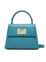 Furla Torebka 1927 WB00109 ARE000 TR400 Niebieski. Niebieskie torebki klasyczne Furla, bez wzorów, ze skóry, bez dodatków. Za 1,309.00 zł.