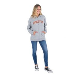 Bluza damska z kapturem Hurley Os University. Szare bluzy Hurley, m, bez wzorów, z kapturem. Za 246.50 zł.