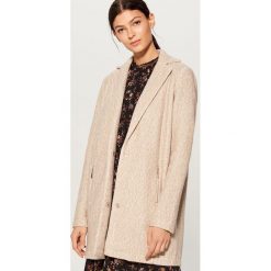 Klasyczny płaszcz - Beżowy. Płaszcze Mohito. Za 149.99 zł.