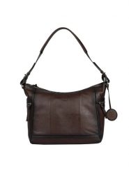 Bellicci Skórzana torebka "Kristiana" w kolorze brązowym - 40 x 27 x 8 cm rozmiar: onesize. Brązowe torby na ramię Bellicci, bez wzorów, z materiału, na ramię, bez dodatków. Za 308.18 zł.