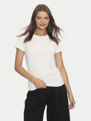 Deha T-Shirt A00150 Écru Regular Fit. T-shirty Deha, m, bez wzorów, z bawełny, bez kołnierzyka, bez ramiączek. Za 139.99 zł.