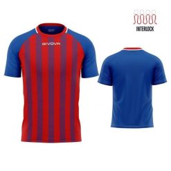 Koszulka sportowa Givova Rugby Royal-Red L. Czerwone bluzki Givova, bez wzorów, z poliesteru, bez ramiączek, do biegania. Za 136.99 zł.