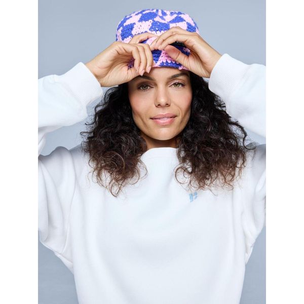 Kapelusz - Damski - Szachownica - Pudrowy Róż. Czerwone kapelusze POEDERBAAS, bez wzorów, z polaru. Za 221.12 zł.