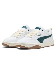 Puma Sneakersy "Park Lifestyle" w kolorze biało-zielonym rozmiar: 41. Białe trampki Puma, bez wzorów, bez zapięcia. Za 178.37 zł.