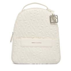 Plecak Armani Exchange. Białe plecaki Armani Exchange, bez wzorów. Za 709.99 zł.