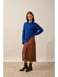 Just Cashmere Kaszmirowy sweter "Jospe" w kolorze niebieskim rozmiar: S. Niebieskie swetry Just Cashmere, s, bez wzorów, z kaszmiru, bez ramiączek. Za 369.99 zł.