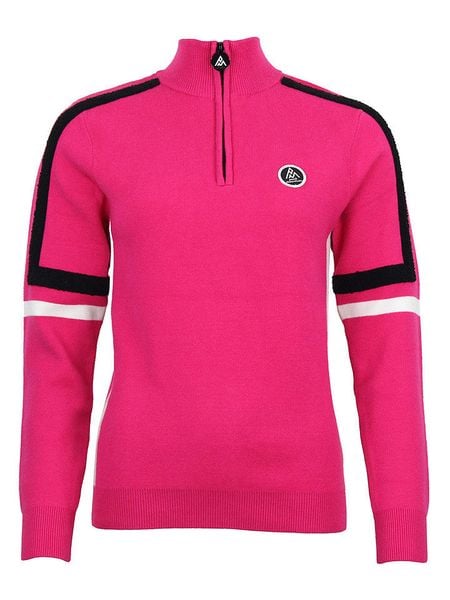 Peak Mountain Sweter "Asta" w kolorze różowym rozmiar: L. Różowe swetry Peak Mountain, l, bez wzorów, bez ramiączek. Za 214.95 zł.
