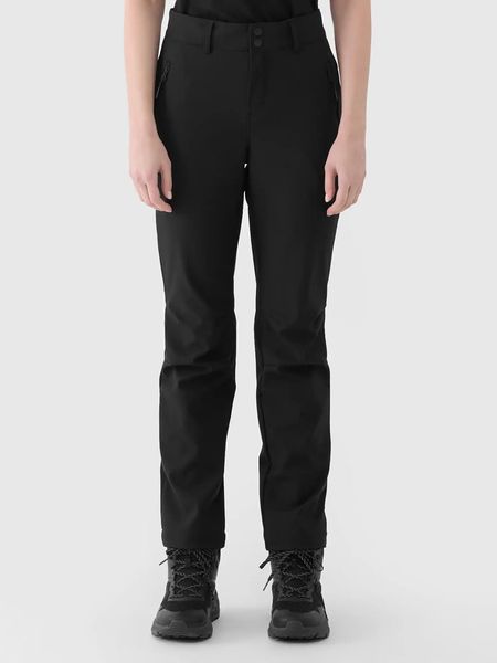 4F Spodnie funkcyjne w kolorze czarnym rozmiar: M. Czarne spodnie dresowe 4f, m, bez wzorów, z materiału, outdoorowe. Za 184.46 zł.