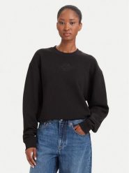 HUGO Bluza Daxandria_1 50566693 Czarny Relaxed Fit. Czarne bluzy Hugo, s, bez wzorów, z bawełny, bez kaptura. Za 594.99 zł.