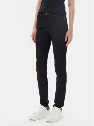 Guess Jeans Jeansy W4YA92 D5DL1 Czarny Skinny Fit. Czarne jeansy Guess Jeans, z aplikacjami. Za 399.99 zł.