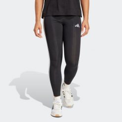 Legginsy fitness damskie ADIDAS. Czarne legginsy Adidas, m, bez wzorów, z bawełny. Za 119.99 zł.