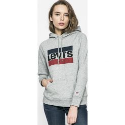 Levi's - Bluza. Szare bluzy Levi's®, l, bez wzorów, z bawełny, z kapturem. W wyprzedaży za 199.90 zł.