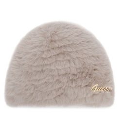 Czapka Guess. Brązowe czapki Guess, z aplikacjami. Za 214.99 zł.