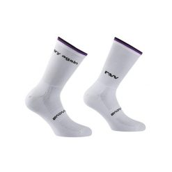 Skarpety rowerowe NORTHWAVE Try Again Sock biały. Białe skarpety Northwave, bez wzorów. Za 65.00 zł.