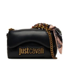 Torebka Just Cavalli. Czarne torebki klasyczne Just Cavalli, bez wzorów, bez dodatków. Za 759.99 zł.