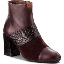 Botki HISPANITAS - Safron HI87915 Merlot. Czerwone botki Hispanitas, bez wzorów, ze skóry, bez obcasa, na obcasie, bez zapięcia. W wyprzedaży za 389.00 zł.