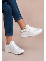 Foreverfolie Sneakersy w kolorze białym rozmiar: 36. Białe trampki Foreverfolie, bez wzorów, bez zapięcia. Za 105.14 zł.