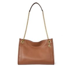 Torebka LAUREN RALPH LAUREN. Brązowe torebki klasyczne Lauren Ralph Lauren, bez wzorów, bez dodatków. Za 1,599.00 zł.