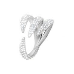 Pierścionek Forza z cyrkoniami posrebrzany. Pierścionki Lilou, z cyrkonią, posrebrzane. Za 359.00 zł.