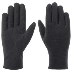Rękawiczki polarowe dla kobiet Martes Lady Tival. Czarne rękawiczki MARTES, bez wzorów, z polaru, sportowe. W wyprzedaży za 24.99 zł.